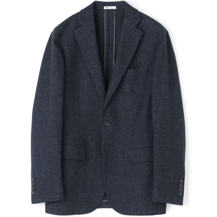 シルバーライン 【5DAYS CLOSET】【RBC】【秋冬】ウールブレンド2釦ジャケット/ネイビー/RE:NEWOOL 紺中間