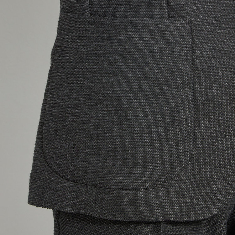 シルバーライン 【5DAYS CLOSET】【RBC】【春夏】2釦シングルジャケット/グレー×レノクロス/4S SUSTAINABILITY&ECOLOGY FABRIC グレー濃色