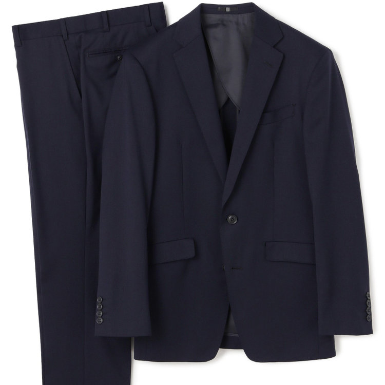 ブラックライン 【KSW】【年間】2釦シングルスーツ 0タック/ネイビー/ウエストムーブ/MOVING STRETCH/※裾上げ必要 紺濃色