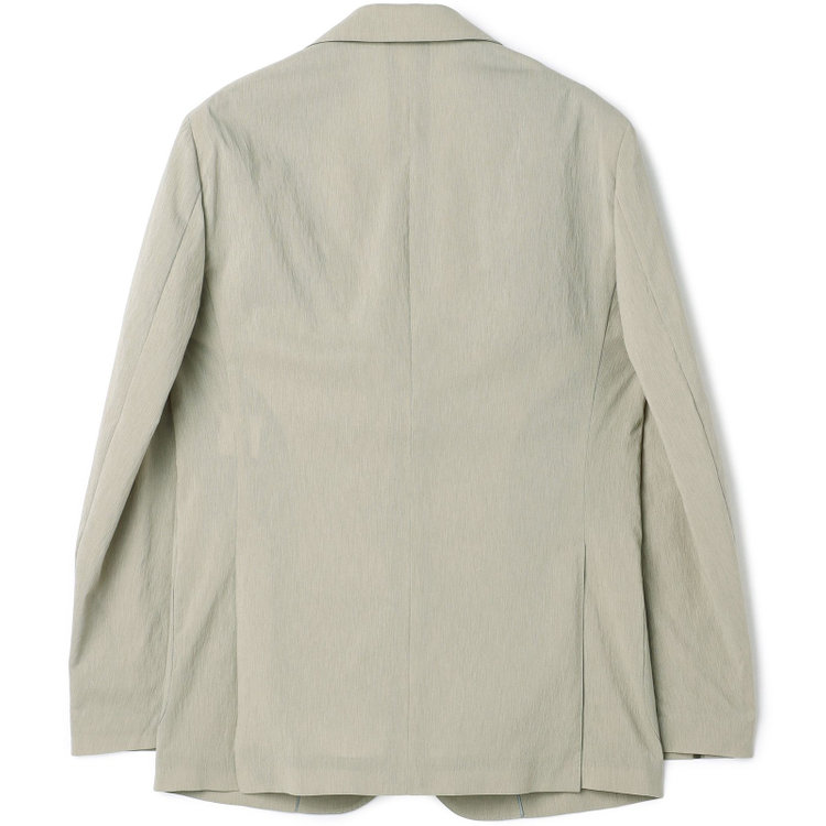 シルバーライン 【5DAYS CLOSET】【RBC】【春夏】2釦シングルジャケット/グレージュ×楊柳/パッチポケット/4S SUSTAINABILITY&ECOLOGY FABRIC グレー淡色