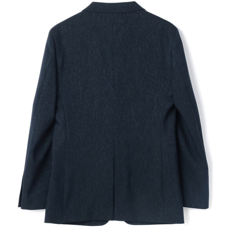 ブラックライン 【SLIM TAPERED_2】【秋冬】2釦シングルスリーピーススーツ 0タック/ネイビー/ウエストシャーリング/4S SUSTAINABILITY&ECOLOGY FABRIC/※パンツ裾上げ済仕様 紺濃色