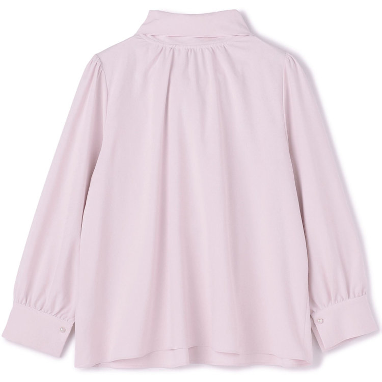 スーツセレクト 【SUIT SELECT×Samantha Thavasa】【長袖】前後2WAYボウタイブラウス/ピンク/「ウォッシャブル可能」「2WAYストレッチ」「防シワ」「UV加工」「接触冷感」「透け軽減」 赤淡色