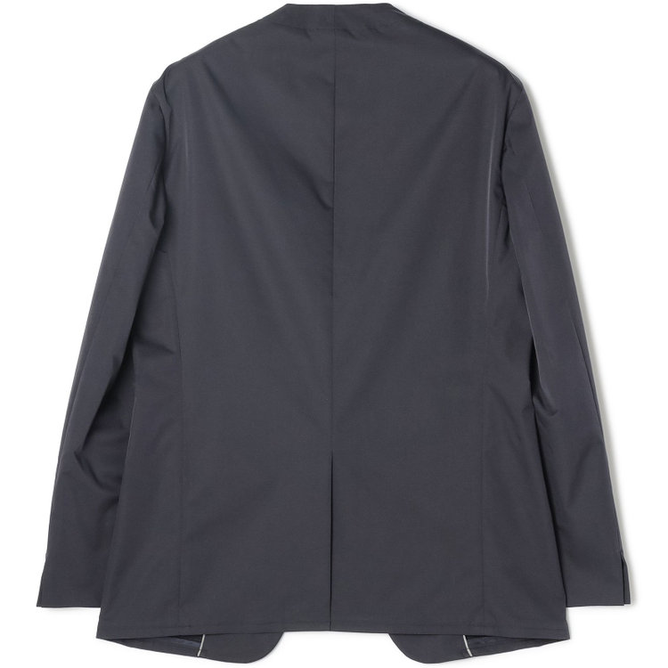 スーツセレクト 【WEB限定/OUTLET】【発送在庫あり】【RBC】【年間】ノーカラー1釦ジャケット/ネイビー/LIMONTAEAST fabrics designed in italy/MB×SUIT SELECT ネイビー系(紺)