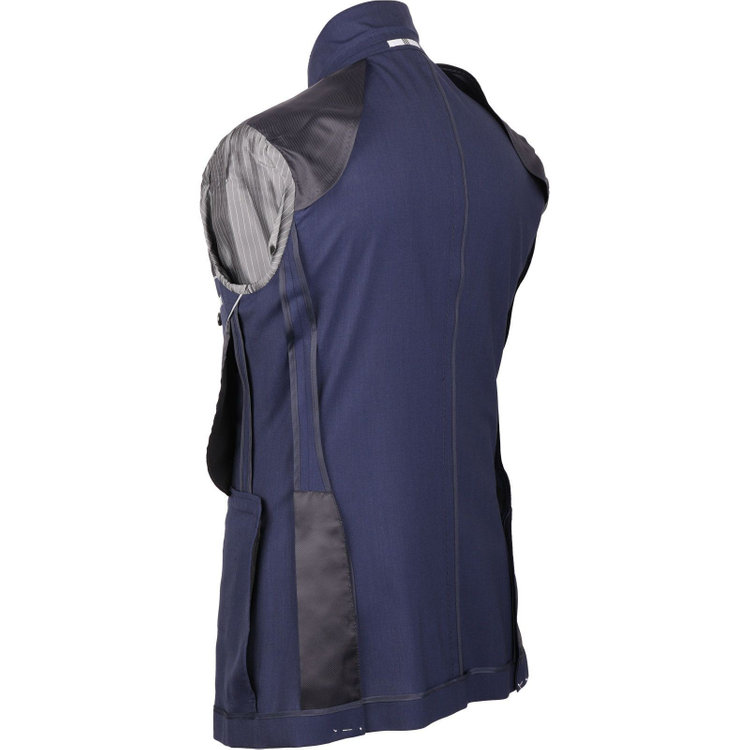 スーツセレクト 【発送在庫あり】【CLASSICO TAPERED】【年間】2釦シングルスーツ 1タック/ネイビー/NEW ZEALAND WOOL SUPER170'S ネイビー系(紺)