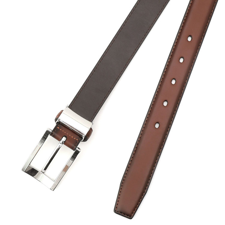 ブラックライン ピンバックルベルト 3.0幅/ブラウン(ウエスト95cmまで対応) 茶淡色