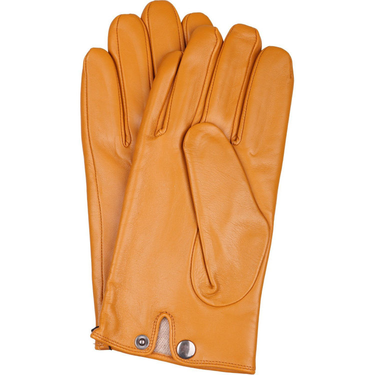 スーツセレクト グローブ/ライトブラウン×レザー/size:24cm/+Pittardsplc ブラウン系(茶)