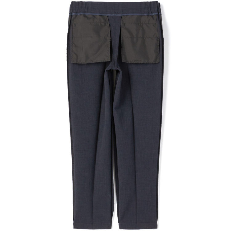 シルバーライン 【RBC】【春夏】3釦段返りシングルスーツ 2タック/ネイビー/ドローコード&ウエストシャーリング/※パンツ裾上げ済仕様 紺中間