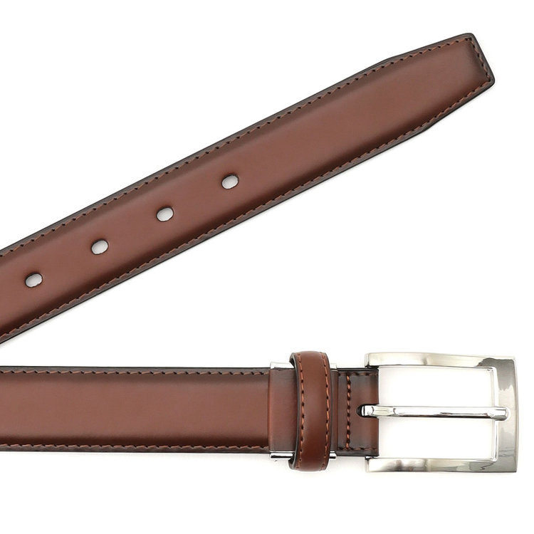 ブラックライン ピンバックルベルト 3.0幅/ブラウン(ウエスト95cmまで対応) 茶淡色