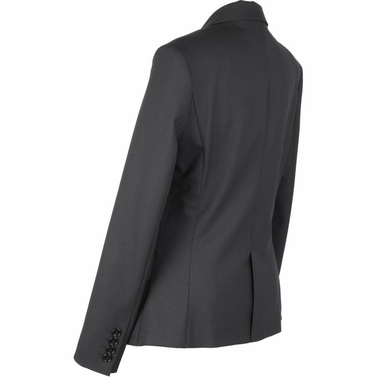 ブラックライン 【WEB限定/OUTLET】【SL】【年間】1釦シングル タイトスカート&パンツ2Wayスーツ/ブラック×シャドーストライプ/ウォッシャブル ブラック系(黒)