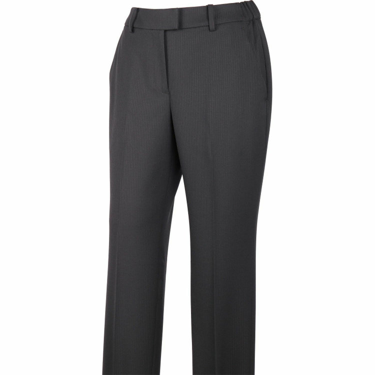 ブラックライン 【WEB限定/OUTLET】【SL】【年間】1釦シングル タイトスカート&パンツ2Wayスーツ/ブラック×シャドーストライプ/ウォッシャブル ブラック系(黒)