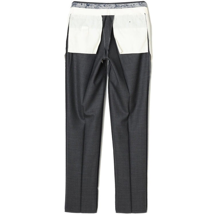 シルバーライン 【CLASSICO TAPERED】【春夏】1タックテーパードパンツ/グレー/ウエストムーブ/※裾上げ必要 グレー中間