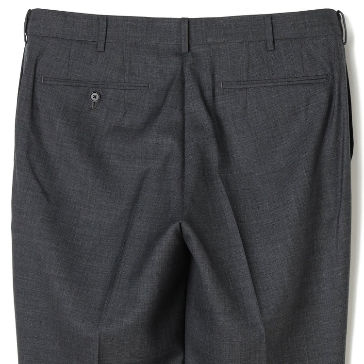 シルバーライン 【CLASSICO TAPERED】【春夏】1タックテーパードパンツ/グレー/ウエストムーブ/※裾上げ必要 グレー中間