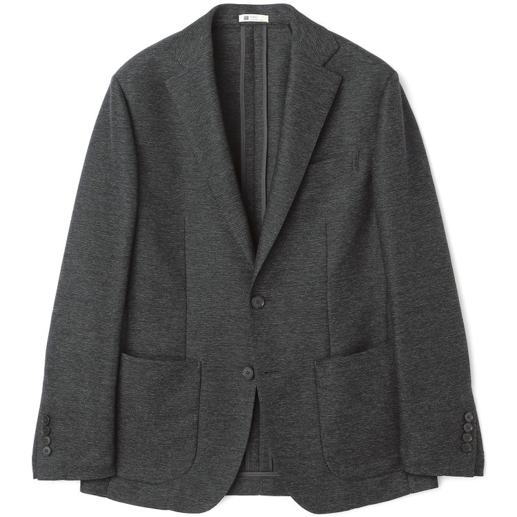 シルバーライン 【5DAYS CLOSET】【RBC】【春夏】2釦シングルジャケット/グレー×レノクロス/4S SUSTAINABILITY&ECOLOGY FABRIC グレー濃色