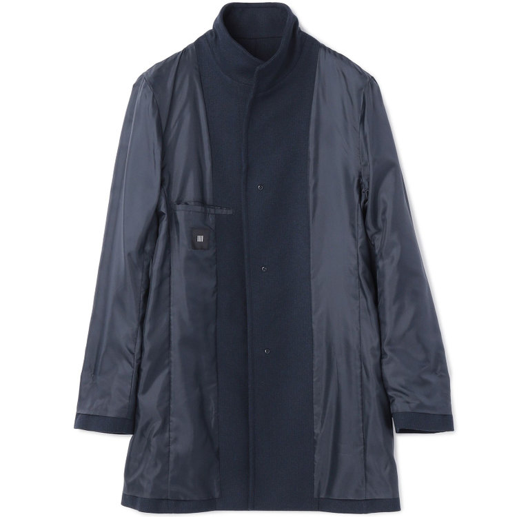ブラックライン 【BL】ショートスタンドコート/ネイビー 紺中間