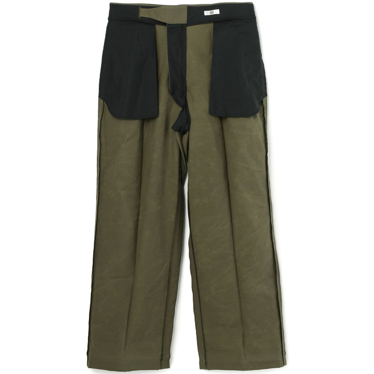 シルバーライン 【Take.it.easy】ワイドグルカパンツ/カーキ/British millerain cotton100%/※裾上げ必要 緑中間