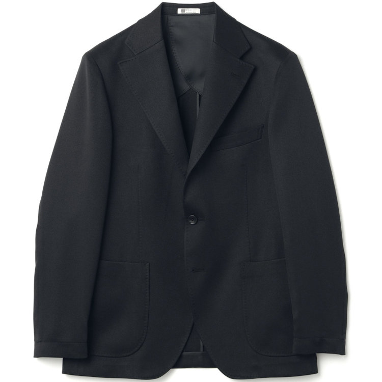 シルバーライン 【RBC】【秋冬】3釦段返りジャケット/ブラック/パッチポケット 黒