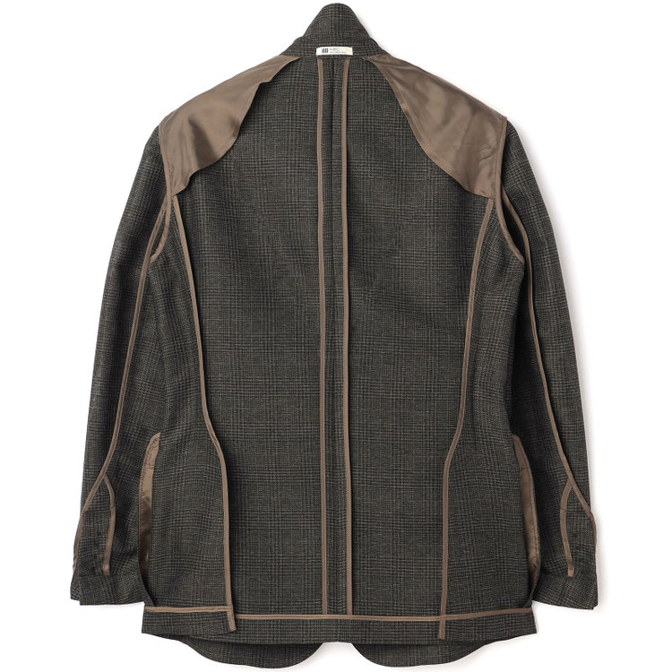 シルバーライン 【5DAYS CLOSET】【RBC】【春夏】2釦シングルジャケット/カーキ×チェック/4S SUSTAINABILITY&ECOLOGY FABRIC その他