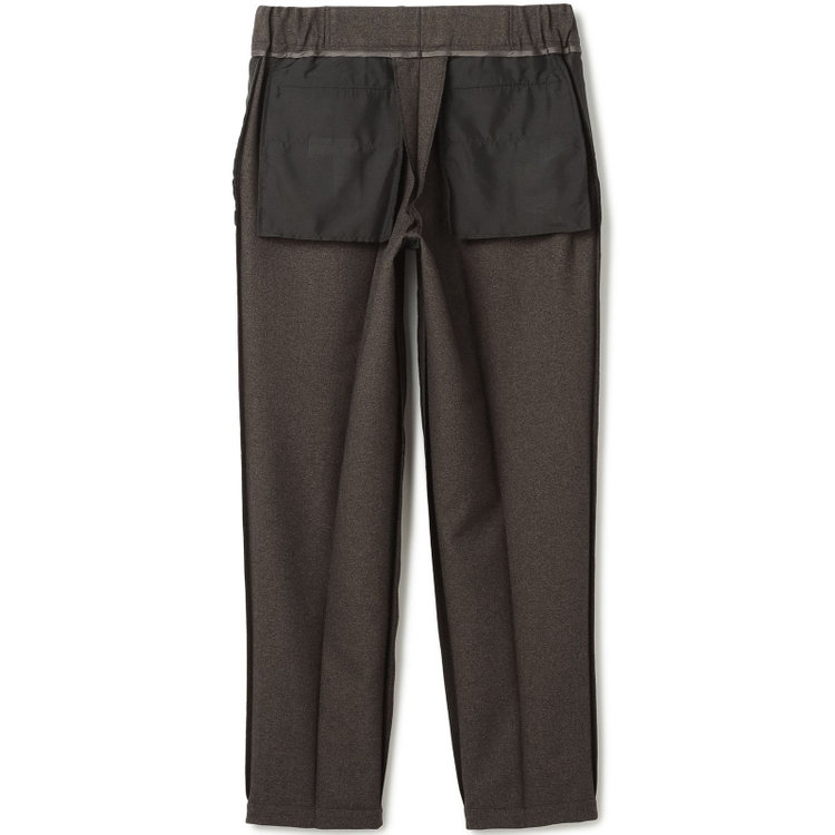 シルバーライン 【RBC】【秋冬】3釦段返りシングルスーツ 2タック/ブラウン/パッチポケット/ドローコード&ウエストシャーリング/※パンツ裾上げ済仕様 茶濃色