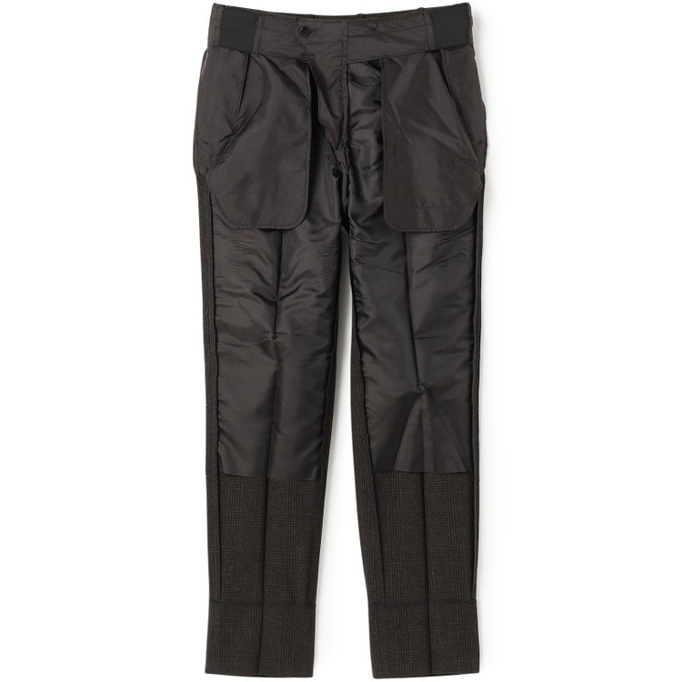 シルバーライン 【CLASSICO TAPERED】【秋冬】2釦シングルスリーピーススーツ 1タックテーパードパンツ/ブラウン×チェック/ウエストムーブ/4S SUSTAINABILITY&ECOLOGY FABRIC/※パンツ裾上げ済仕様 茶中間