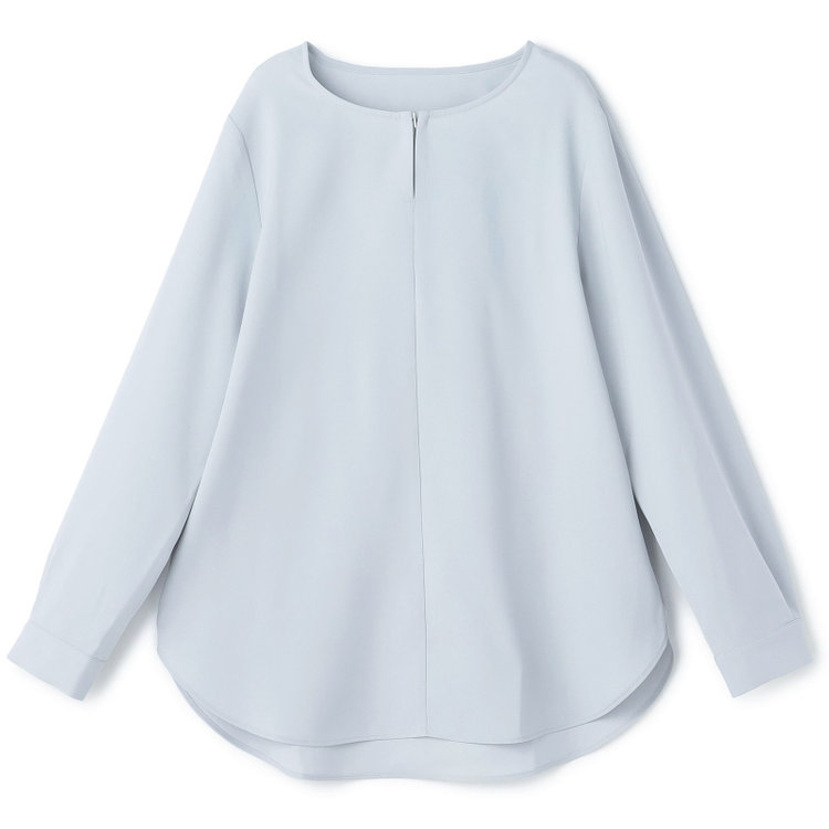 シルバーライン  【SL/長袖】クルーネック/ブルー 青淡色