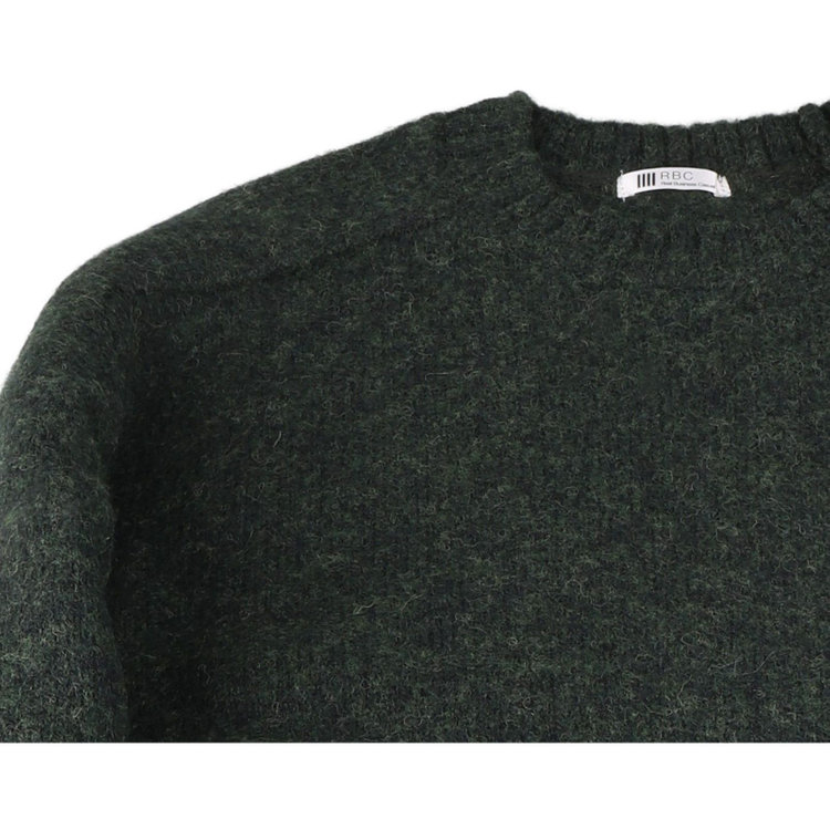 スーツセレクト 【RBC】【秋冬】ウールクルーネックニットセーター/グリーン グリーン系(緑)