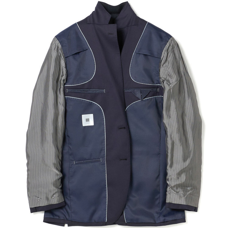 シルバーライン 【CLASSICO TAPERED】【年間】2釦シングルスーツ 1タック/ネイビー/※裾上げ必要 紺中間