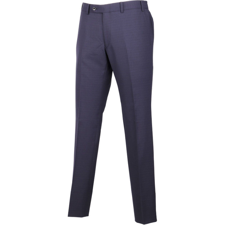 スーツセレクト 【SLIM TAPERED_2】【春夏】2釦シングルスーツ 0タック/ネイビー×シャドー/ウエストシャーリング/4S SUSTAINABILITY&ECOLOGY FABRIC/※パンツ裾上げ済仕様 ネイビー系(紺)