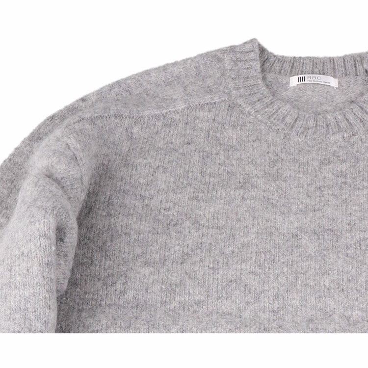 スーツセレクト 【RBC】【秋冬】ウールクルーネックニットセーター/グレー グレー系(灰)