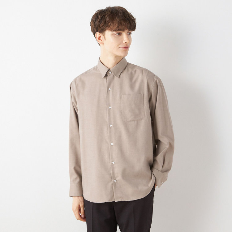 【RBC/長袖】シャツ/ブラウン