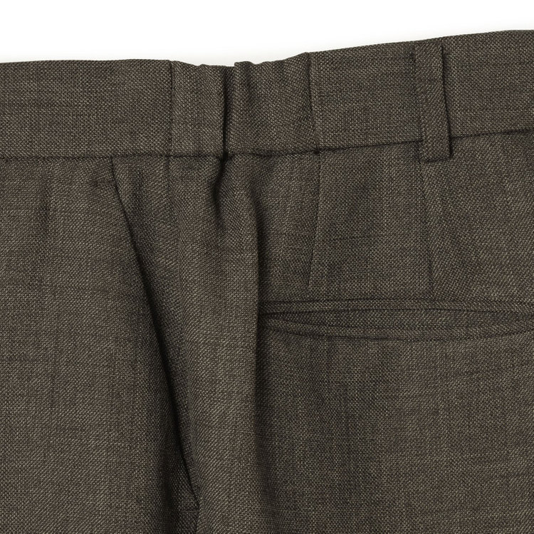 シルバーライン 【RELAX TAPERED_2】【秋冬】1釦シングルテーパードパンツスーツ/ブラウン/ウォッシャブル/4S SUSTAINABILITY&ECOLOGY FABRIC/※パンツ裾上げ済仕様 茶中間