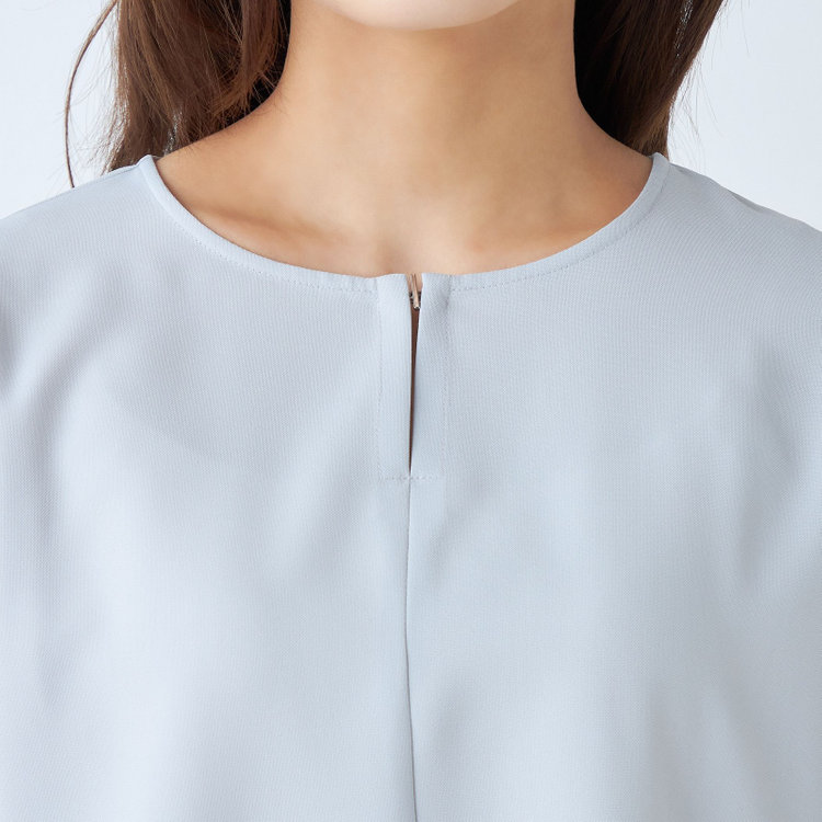 シルバーライン  【SL/長袖】クルーネック/ブルー 青淡色