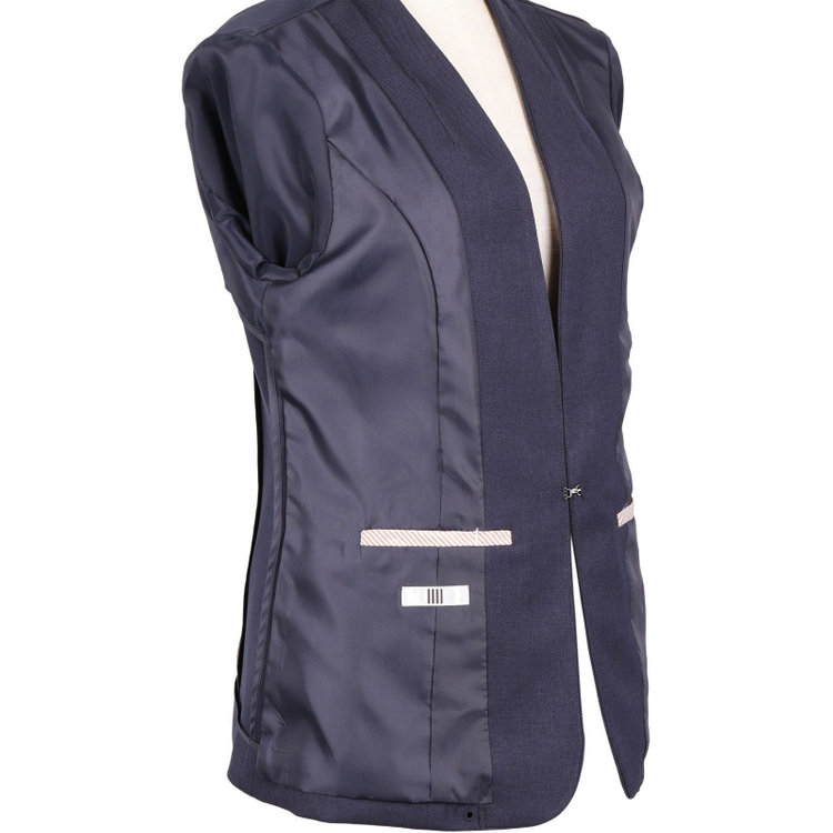 ブラックライン 【WEB限定/OUTLET】【SL】【年間】ノーカラージャケット/ネイビー/ウォッシャブル ネイビー系(紺)