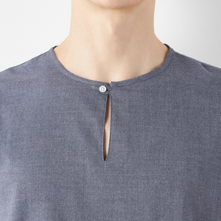 スーツセレクト 【RBC/長袖】プルオーバーシャツ/ネイビー 紺中間