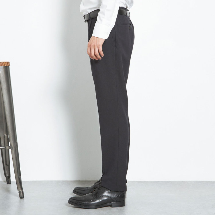 シルバーライン 【CLASSICO TAPERED】【春夏】1タックテーパードパンツ/ネイビー/ウエストムーブ仕様/4S SUSTAINABILITY&ECOLOGY FABRIC/※裾上げ済仕様 紺濃色