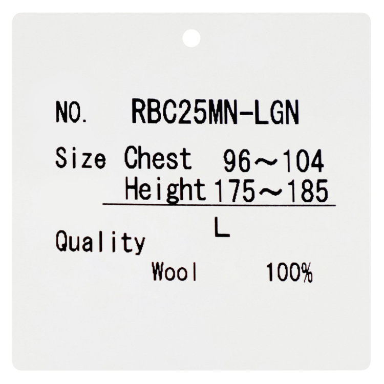 スーツセレクト 【発送在庫あり】【RBC】【秋冬】ウールモックネックニットセーター/ライトグリーン/ZEGNA BARUFFA/マシンウォッシャブル 緑淡色