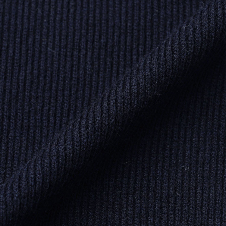 ソノタ 【RBC】【秋冬】片畦編みウールブレンド ミドルウエイトタートルネックニットセーター/ネイビー 紺中間