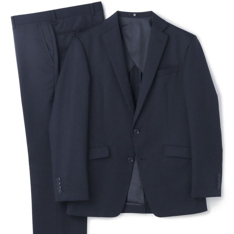 ブラックライン 【KSW】【年間】2釦シングルスーツ 0タック/ネイビー/※裾上げ必要 紺濃色