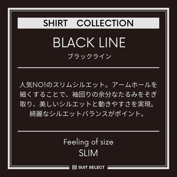 ブラックライン 【発送在庫あり】【WEB限定】【BLACK LINE】ボタンダウンワイシャツ/ブルー＆ホワイト×ドビー/「4S」スーパーノンアイロン・ストレッチ 青中間