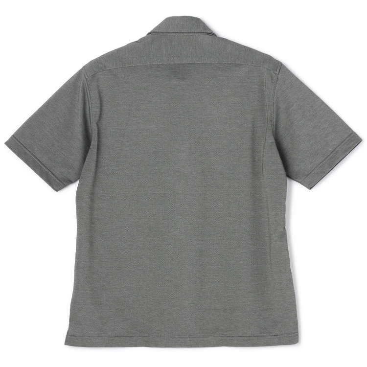 SUIT SELECT　アウトレット 【WEB限定/OUTLET/汚れ・キズ等有】【RBC/五分袖】カッタウェイビズポロシャツ プルオーバータイプ/カーキ/4S コットンブレンド 黄淡色