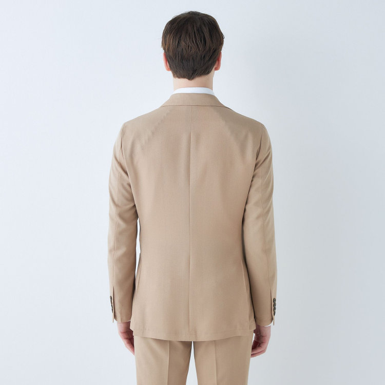 シルバーライン 【5DAYS CLOSET】【RBC】【春夏】2釦シングルジャケット/ベージュ/パッチポケット/4S SUSTAINABILITY&ECOLOGY FABRIC 茶淡色