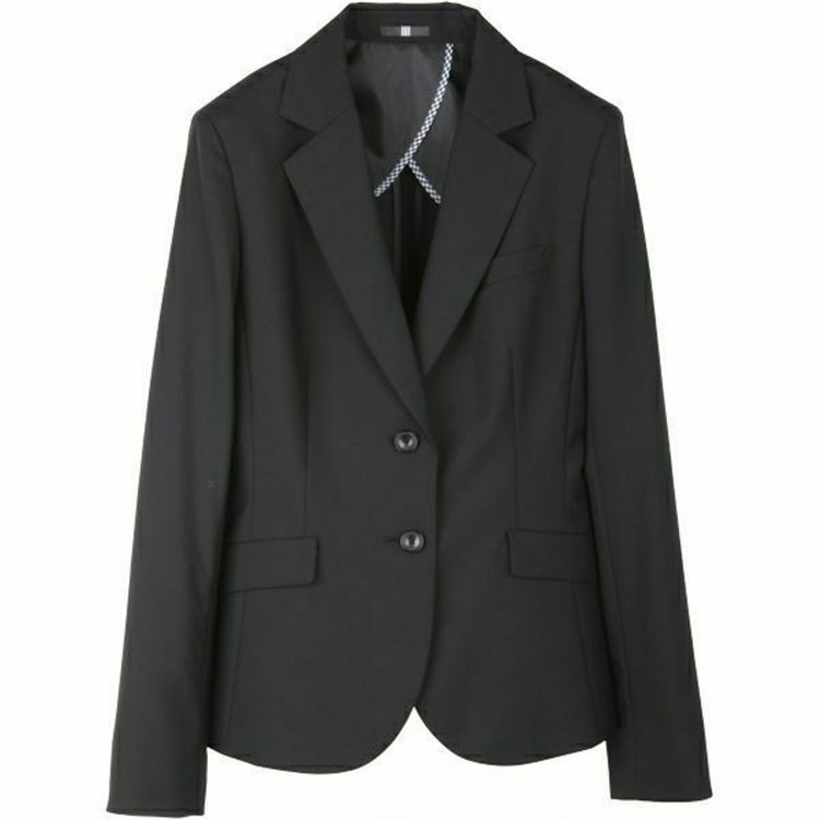 スーツセレクト 【WEB限定/OUTLET】【就活】【年間】【CROSS CURVELINE】セットアップ2釦ジャケット/ブラック×ソリッド+UVカット・ストレッチ・ウォッシャブル ブラック系(黒)