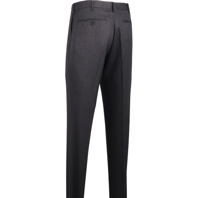 スーツセレクト 【WEB限定/OUTLET】【CLASSICO TAPERED】【秋冬】ウールブレンドパンツ 1タック/ダークグレー グレー系(灰)