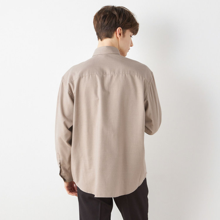 スーツセレクト 【RBC/長袖】シャツ/ブラウン 茶中間