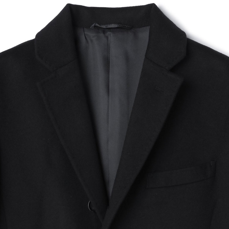 ブラックライン 【BL】ウールチェスターコート/ブラック/NEW ZEALAND WOOL LIMITED EDITION 黒