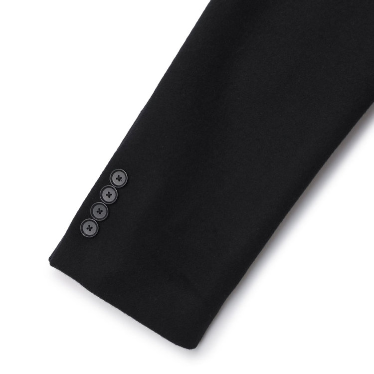 ブラックライン 【BL】ウールチェスターコート/ブラック/NEW ZEALAND WOOL LIMITED EDITION 黒