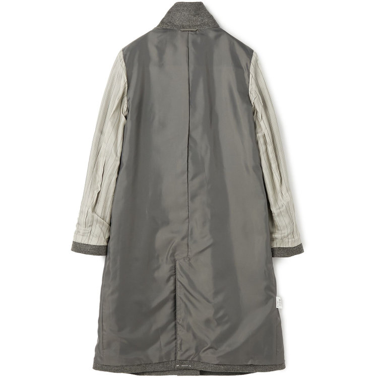 シルバーライン 【SL】ウールスタンドカラーベルテッドコート/グレー グレー中間