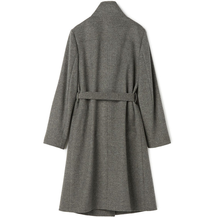 シルバーライン 【SL】ウールスタンドカラーベルテッドコート/グレー グレー中間