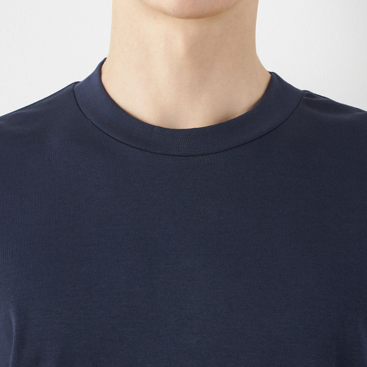 シルバーライン 【発送在庫あり】【スーツ屋が作った】BIZ Tシャツ/ネイビー 青濃色