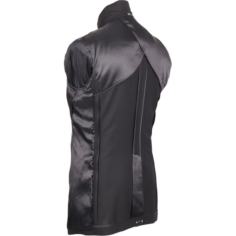 スーツセレクト 【SLIM TAPERED_2】【春夏】2釦シングルスーツ 0タック/ブラック×シャドー/ウエストシャーリング/4S SUSTAINABILITY&ECOLOGY FABRIC/※パンツ裾上げ済仕様 ブラック系(黒)