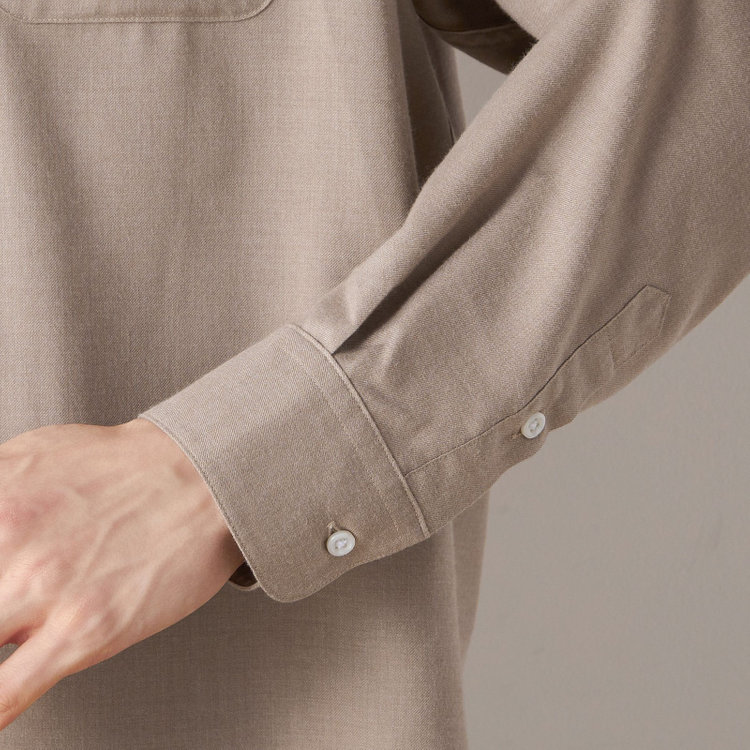 スーツセレクト 【RBC/長袖】シャツ/ブラウン 茶中間